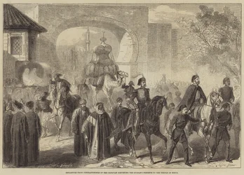 Départ de Constantinople de la Caravane transportant les Présents du Sultan au Temple de la Mecque